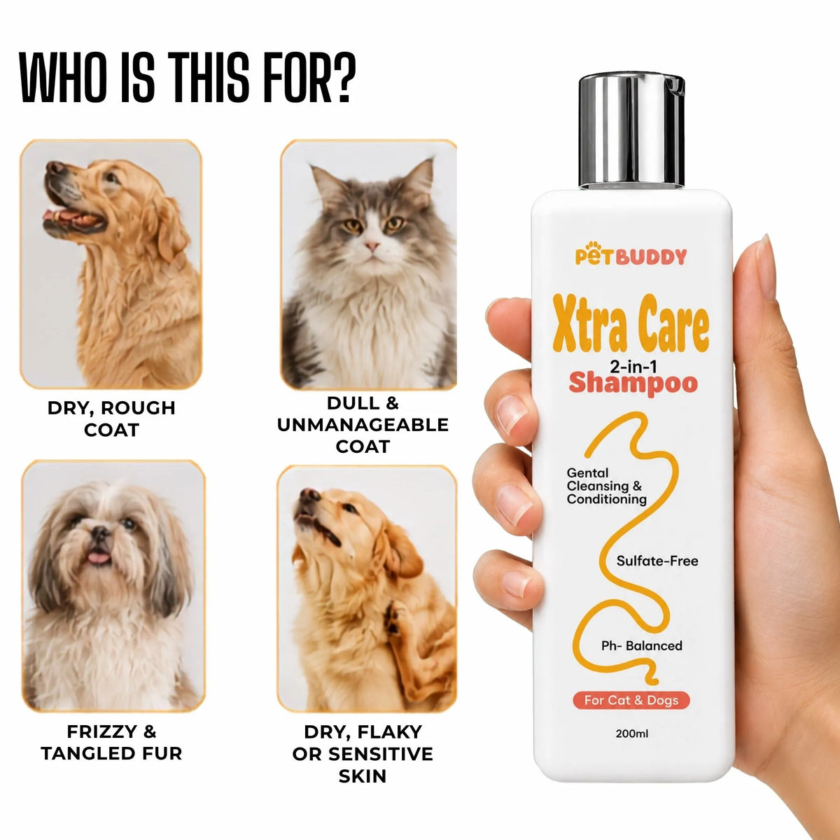 Xtra Care 2-in-1 Shampoo For Cat & Dog